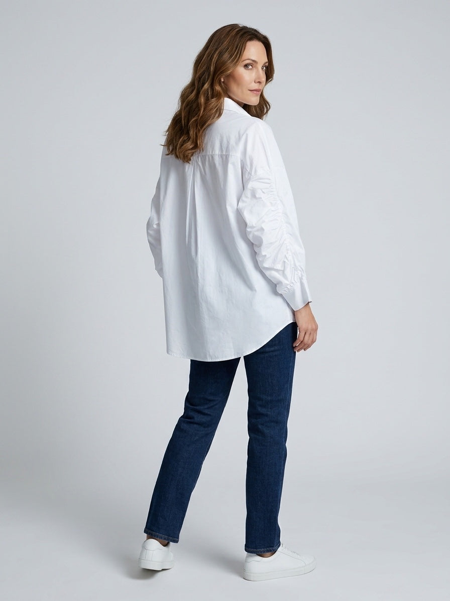 Cotton Poplin Shirt - White (2)