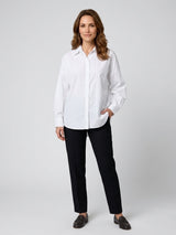 Cotton Poplin Shirt - White