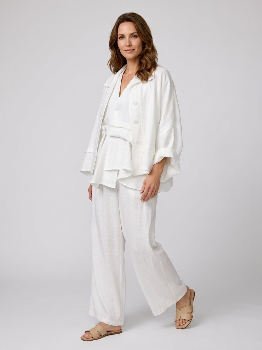 Relaxed Linen Full Set - Off-white
