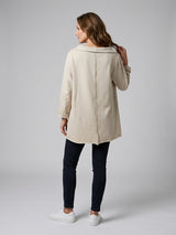Asymmetric Draped Tunic - Beige (2)